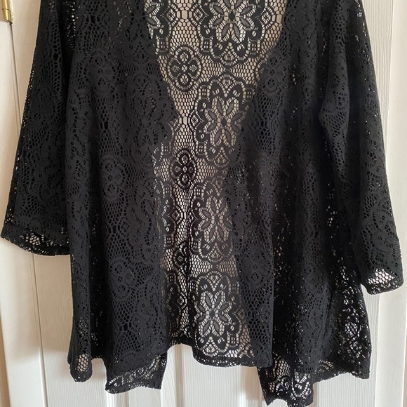 Women’s URBAN RENEWAL OS open cardigan Black - Picture 4 of 4